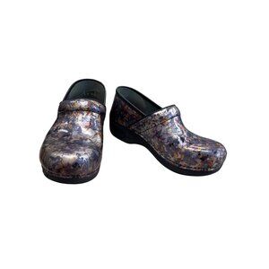 Dansko Womens Professional Clogs Mules Multi-Colored Size 39/8